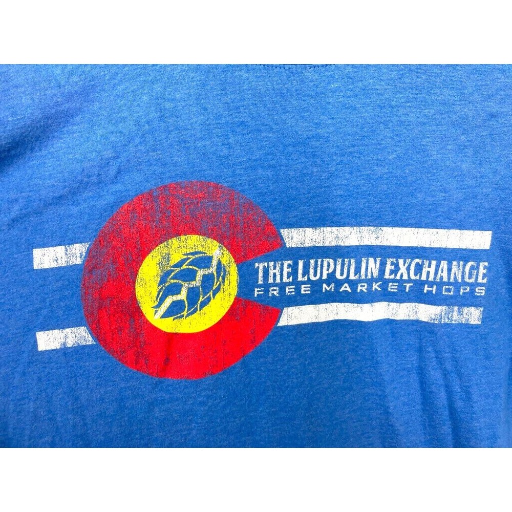 Men's Short Sleeve The Lupulin Exchange Brewing Hops Graphic T Shirt Size XL